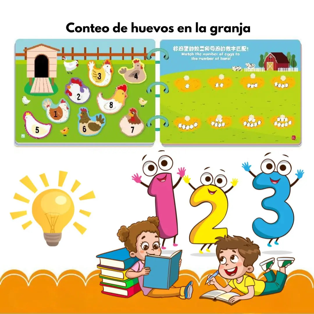 LIBRO DE ACTIVIDADES DIDÁCTICAS "APRENDO CON LOS NÚMEROS" ✨