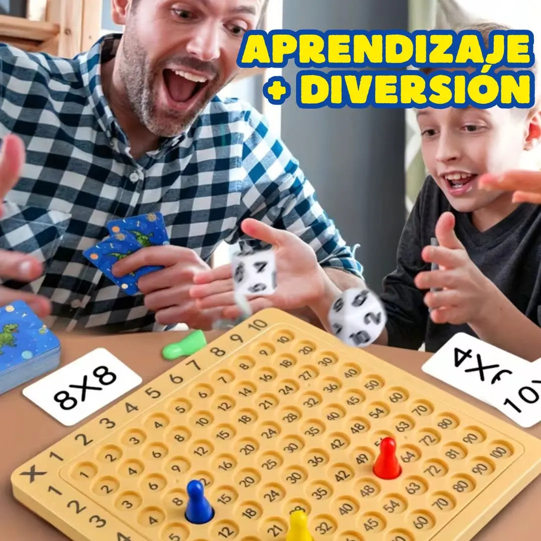 Tablero didáctico - Montessori "Aprendiendo a multiplicar"