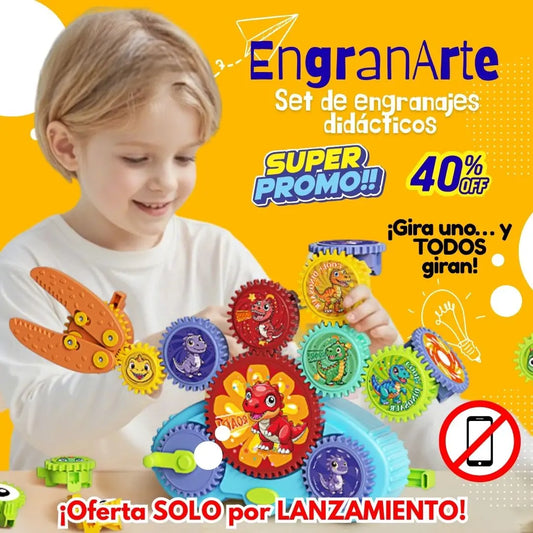 Set de Engranajes Didácticos "EngranArte"