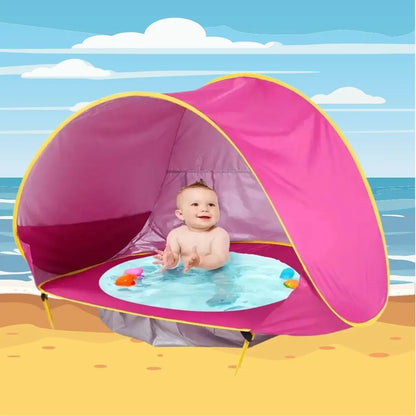 CARPA PLAYERA 2 EN 1: Piscina incorporada l ENVÍO GRATIS