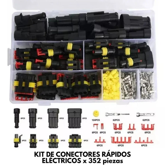 KIT DE CONECTORES RÁPIDOS ELÉCTRICOS x 352 piezas