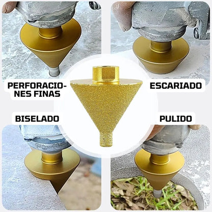 BROCA CÓNICA DIAMANTADA MULTIFUNCIONAL