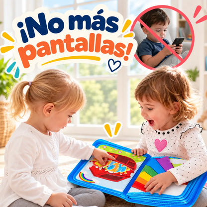 Libro sensorial "Arca de Noé" 🦁🐘🌈