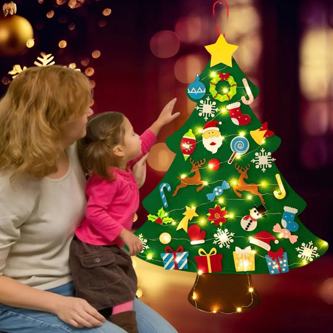 ÁRBOL NAVIDEÑO MONTESSORI CON LUCES 🎄🎅