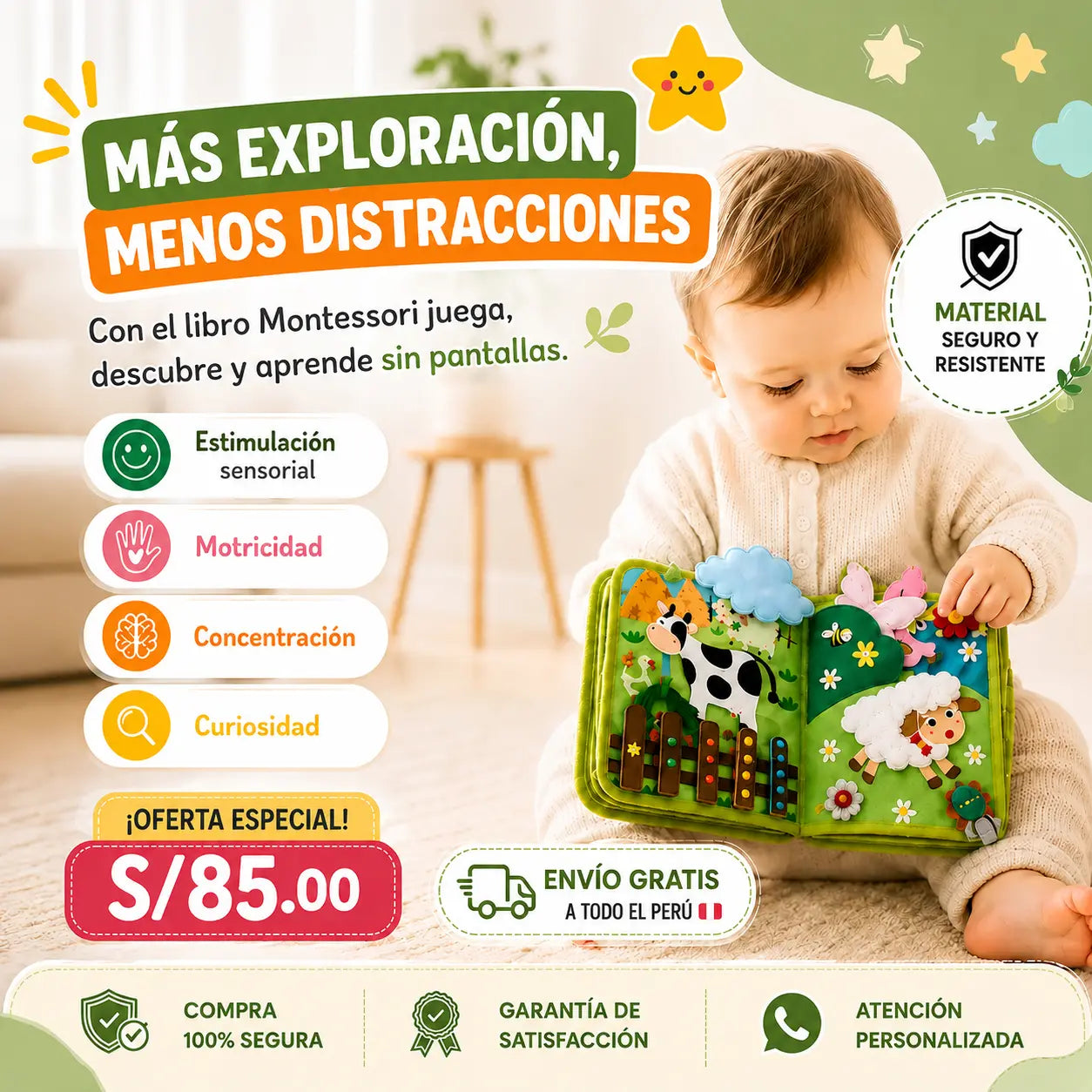Libro de actividades "Mi Granjita" 🌾🐰🐮