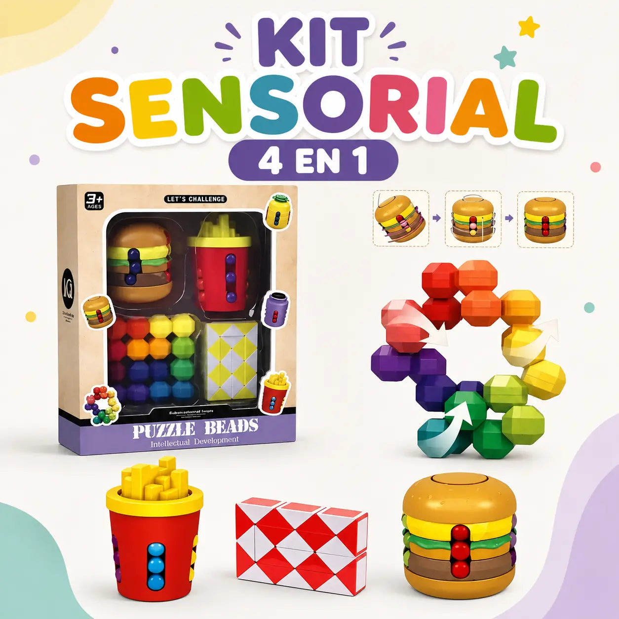 Kit Sensorial 4 en 1 🌈