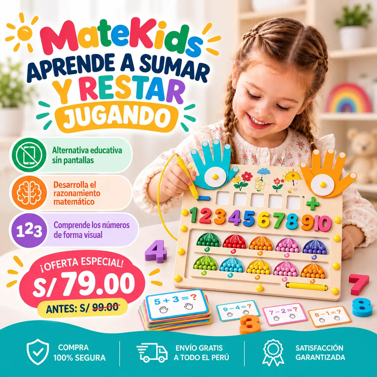 MateKids: Tablero Matemático Interactivo 🔢✨
