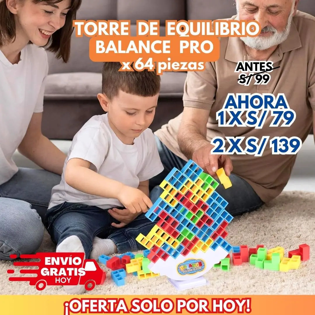 TORRE DE EQUILIBRIO BALANCE PRO l 64 piezas