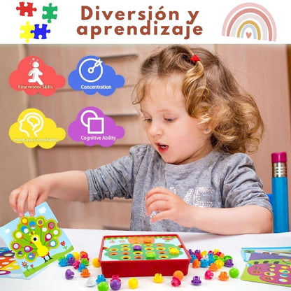 Rompecabezas Mosaico educativo 🌈🎨